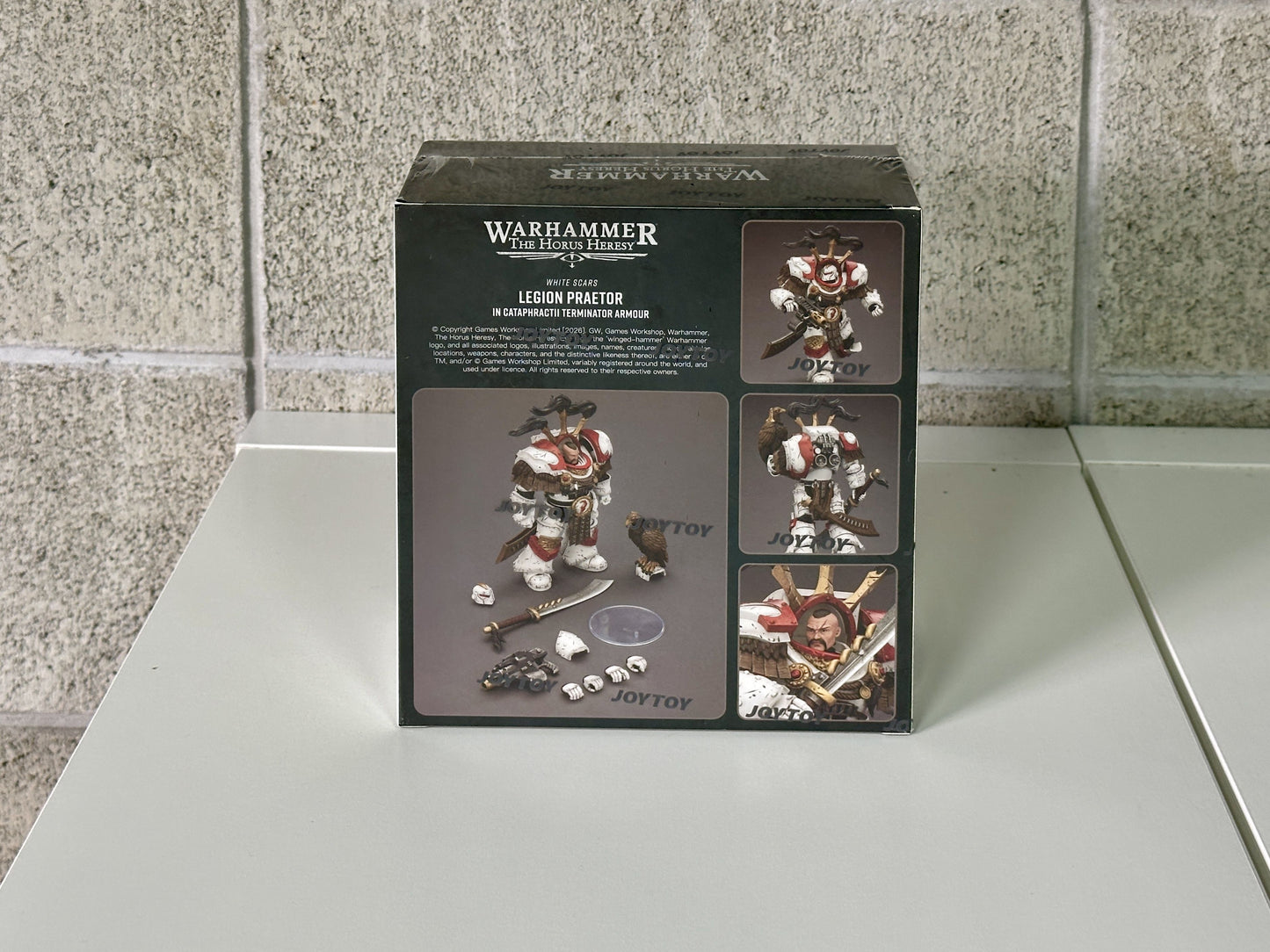 Warhammer ウォーハンマー 40K JT03486 JOYTOY ジョイトイ 1/18 アクションフィギュア ホワイトスカーズ軍団のプレトール カタフラクティ ターミネーター アーマー着用 White Scars Legion Praetor in Cataphractii Terminator Armour