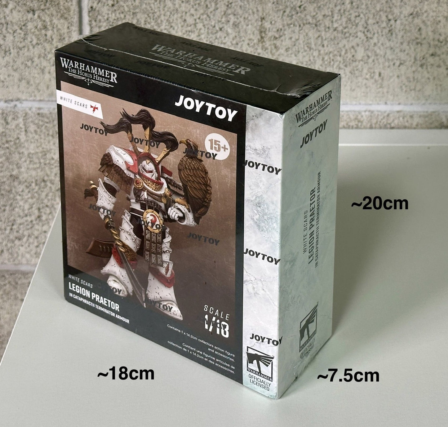 Warhammer ウォーハンマー 40K JT03486 JOYTOY ジョイトイ 1/18 アクションフィギュア ホワイトスカーズ軍団のプレトール カタフラクティ ターミネーター アーマー着用 White Scars Legion Praetor in Cataphractii Terminator Armour