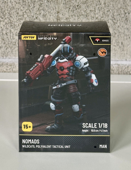 JOYTOY ジョイトイCorvus Belli Infinity Nomads 40K JT7622 1/18 アクションフィギュア Nomads Wildcats Polyvalent Tactical Unit #1 Man