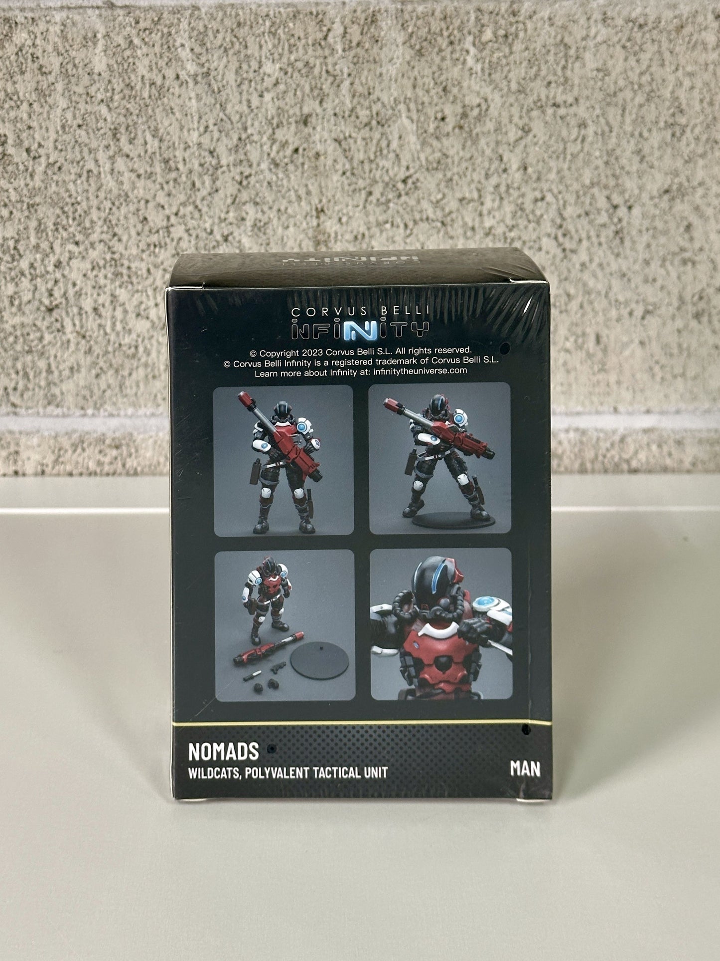 JOYTOY ジョイトイCorvus Belli Infinity Nomads 40K JT7622 1/18 アクションフィギュア Nomads Wildcats Polyvalent Tactical Unit #1 Man