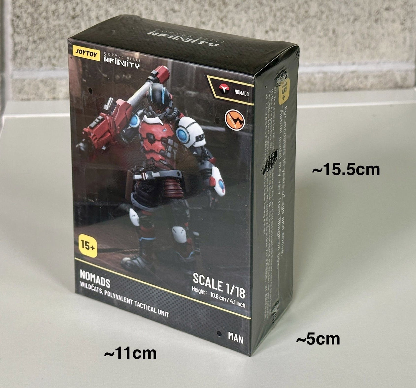 JOYTOY ジョイトイCorvus Belli Infinity Nomads 40K JT7622 1/18 アクションフィギュア Nomads Wildcats Polyvalent Tactical Unit #1 Man