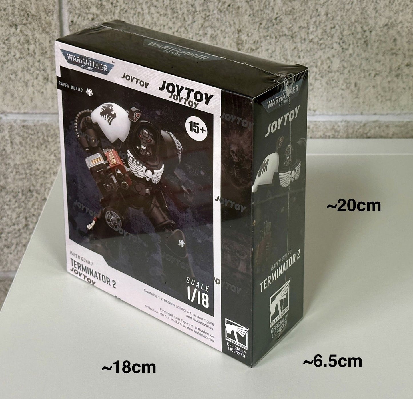 Warhammer ウォーハンマー 40K JT03257 JOYTOY ジョイトイ 1/18 アクションフィギュア レイヴンガード ターミネーター2 パワーフィストとストームボルター付き Raven Guard Terminator 2 with Power Sword and Storm Bolter