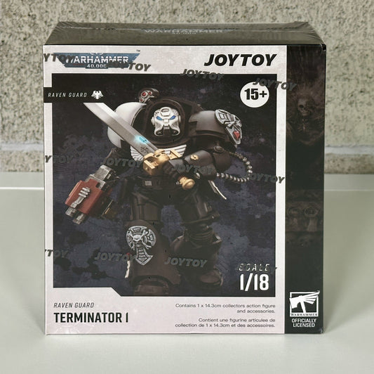 Warhammer ウォーハンマー 40K JT03240 JOYTOY ジョイトイ 1/18 アクションフィギュア レイヴンガード ターミネーター1 パワーフィストとストームボルター付き Raven Guard Terminator 1 with Power Sword and Storm Bolter