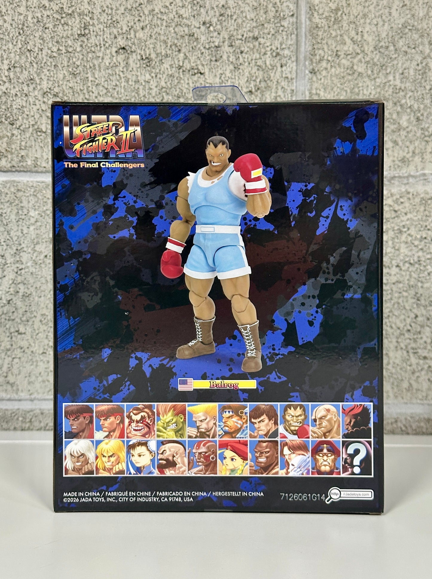 JADA TOYS Street Fighter ストリートファイター Balrog（マイク・バイソン）1/12 アクションフィギュア JD35741
