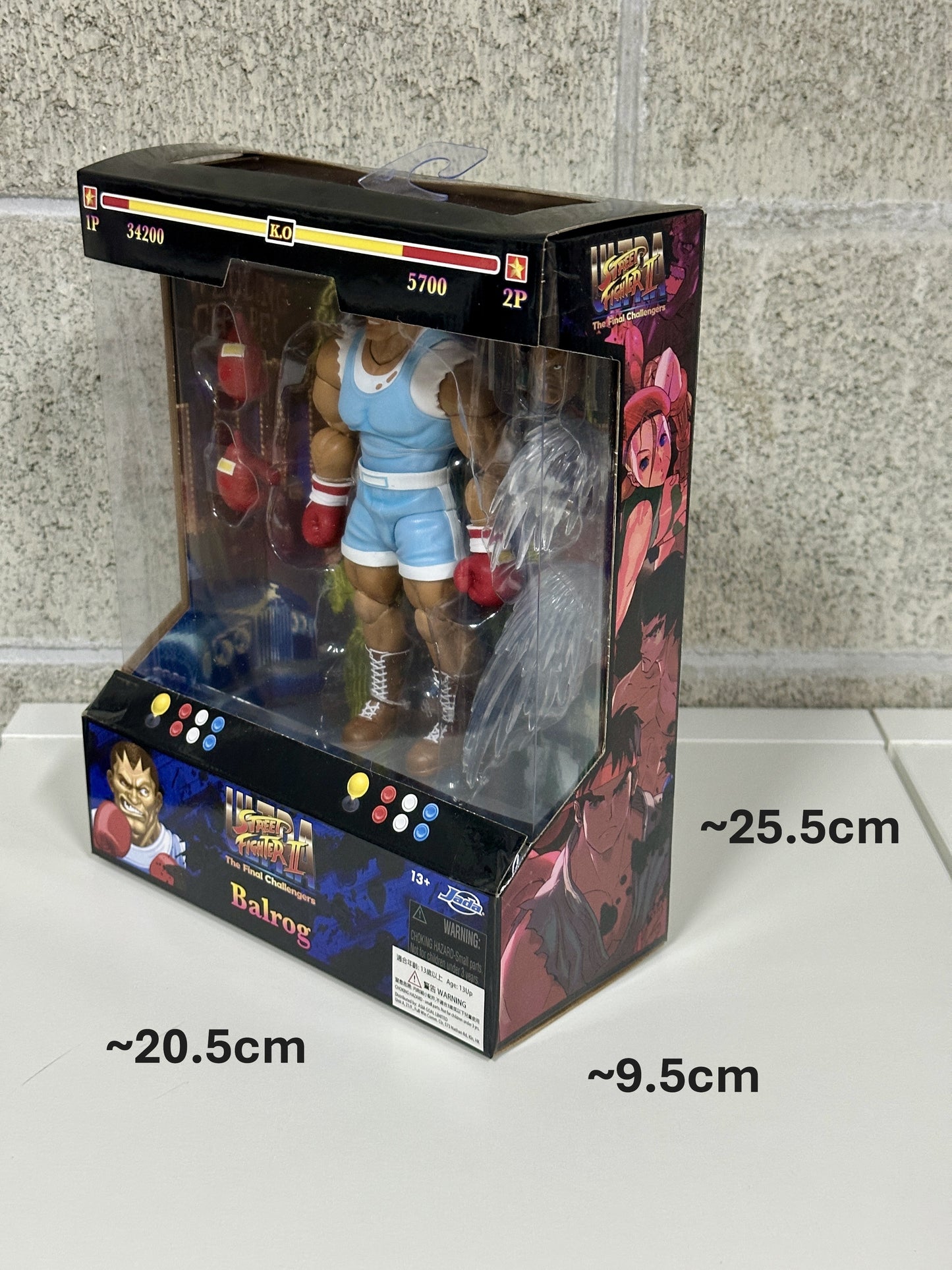 JADA TOYS Street Fighter ストリートファイター Balrog（マイク・バイソン）1/12 アクションフィギュア JD35741