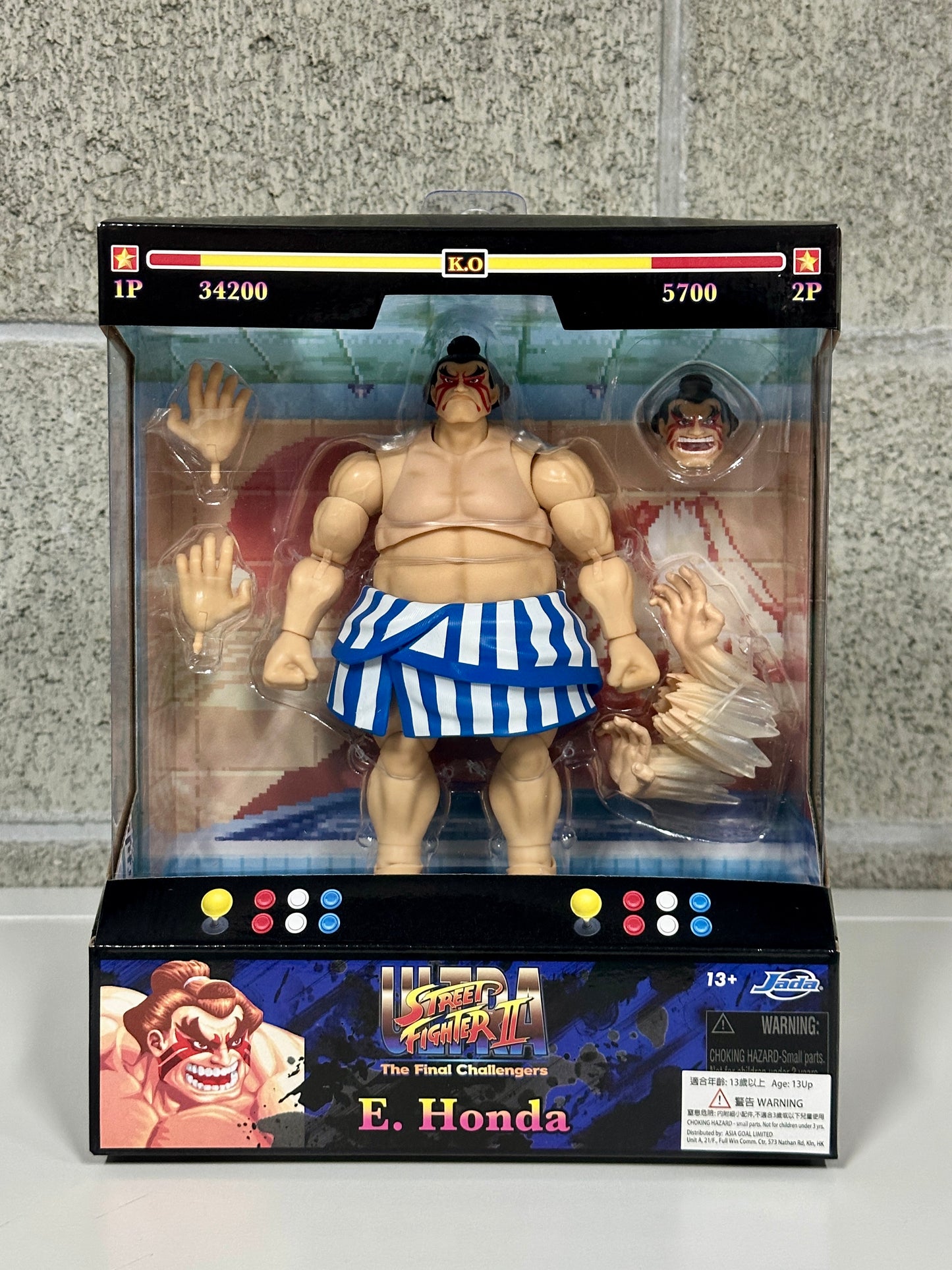 JADA TOYS Street Fighter ストリートファイター E.Honda（エドモンド本田）1/12 アクションフィギュア JD35740
