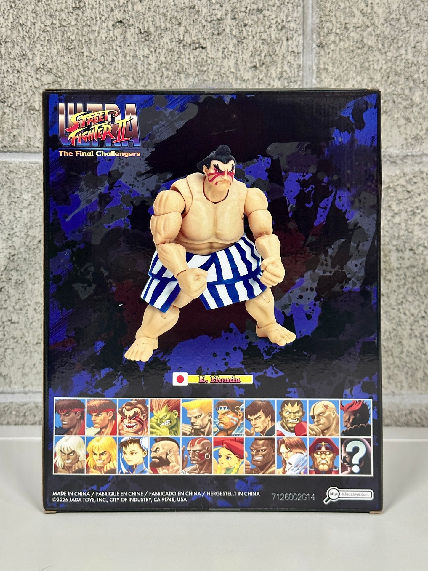 JADA TOYS Street Fighter ストリートファイター E.Honda（エドモンド本田）1/12 アクションフィギュア JD35740