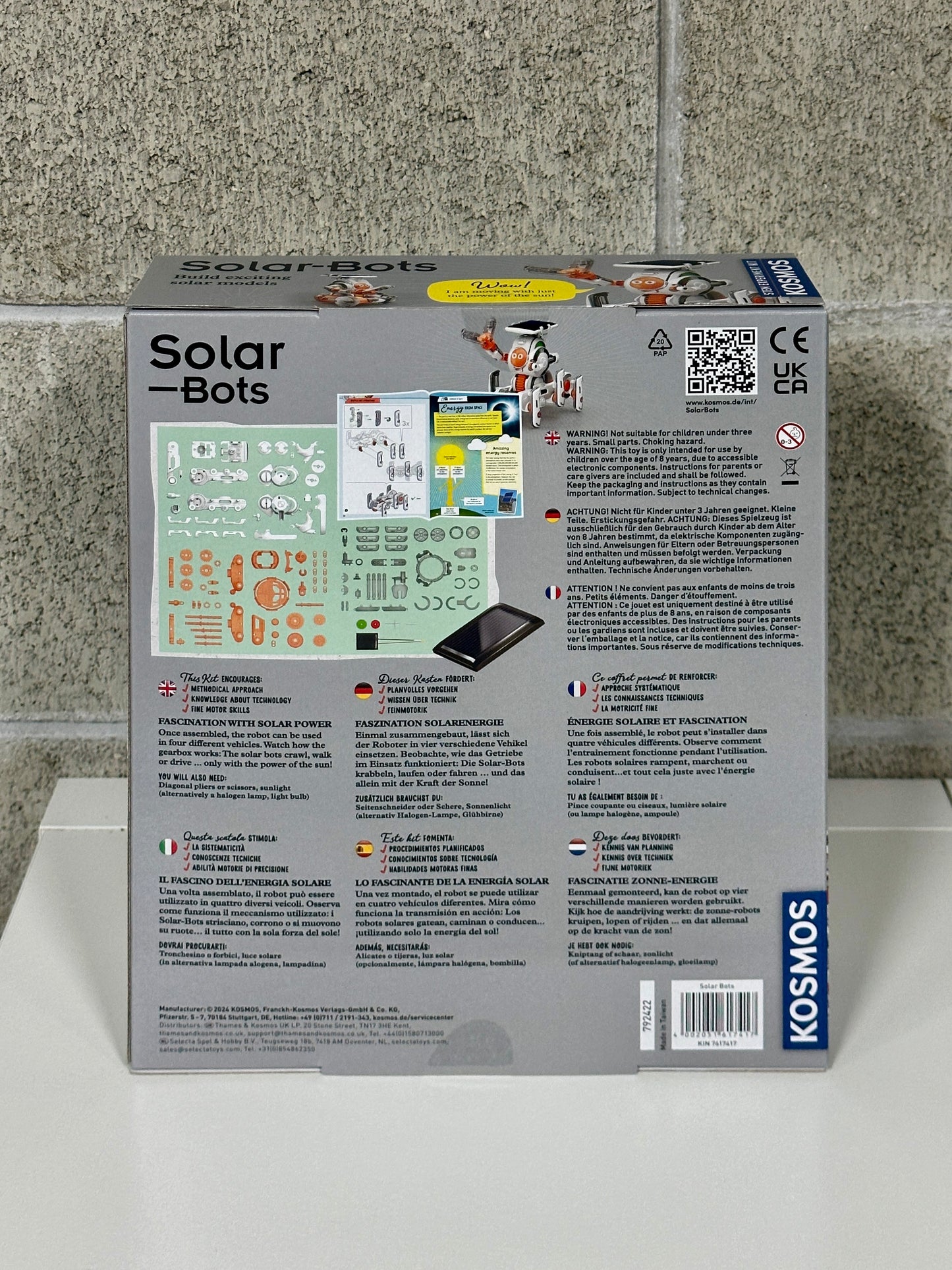 KOSMOS コスモス Solar Bots ソーラーボット KOSMOS実験キット ロボット ドイツ直輸入品 617417