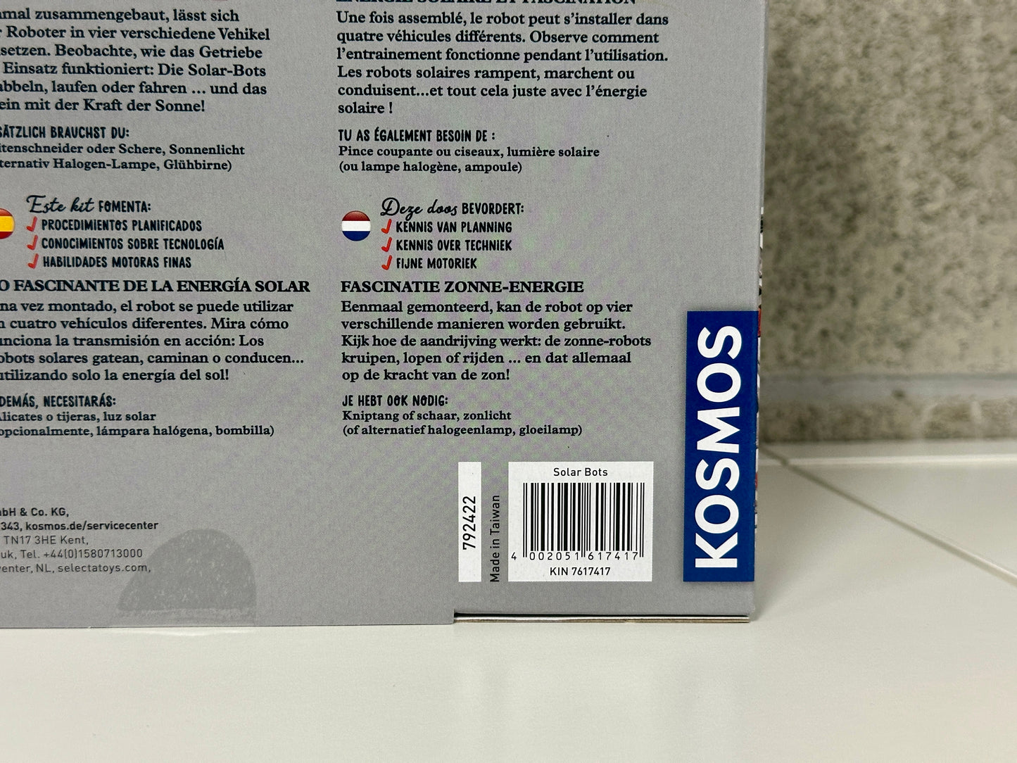 KOSMOS コスモス Solar Bots ソーラーボット KOSMOS実験キット ロボット ドイツ直輸入品 617417