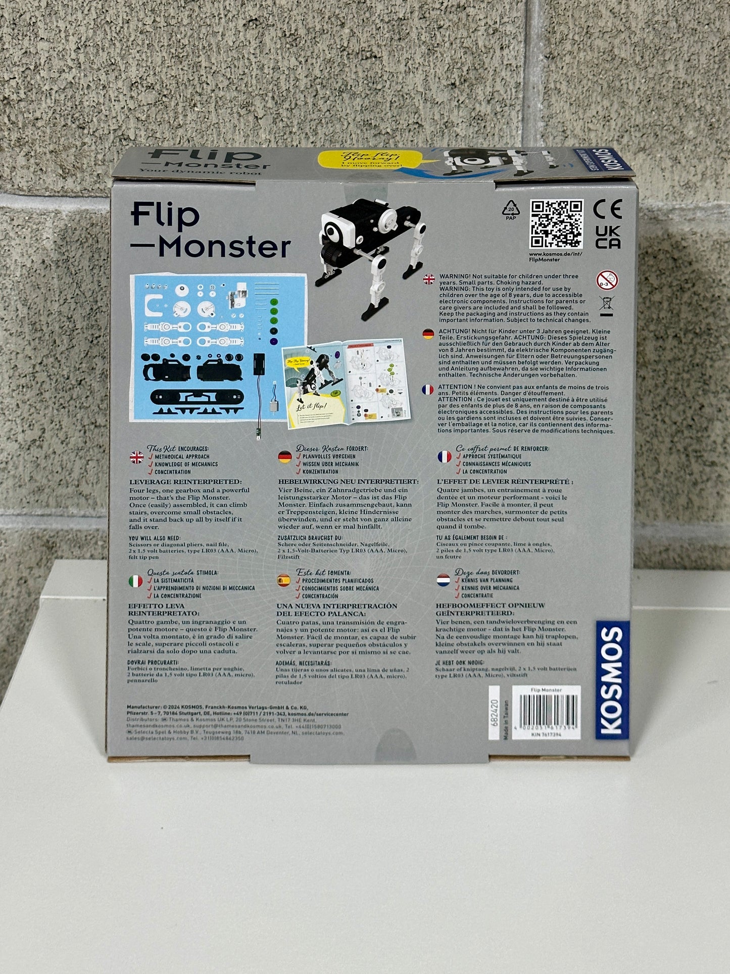 KOSMOS コスモス Flip Monster フリップモンスター KOSMOS実験キット ロボット ドイツ直輸入品 617394