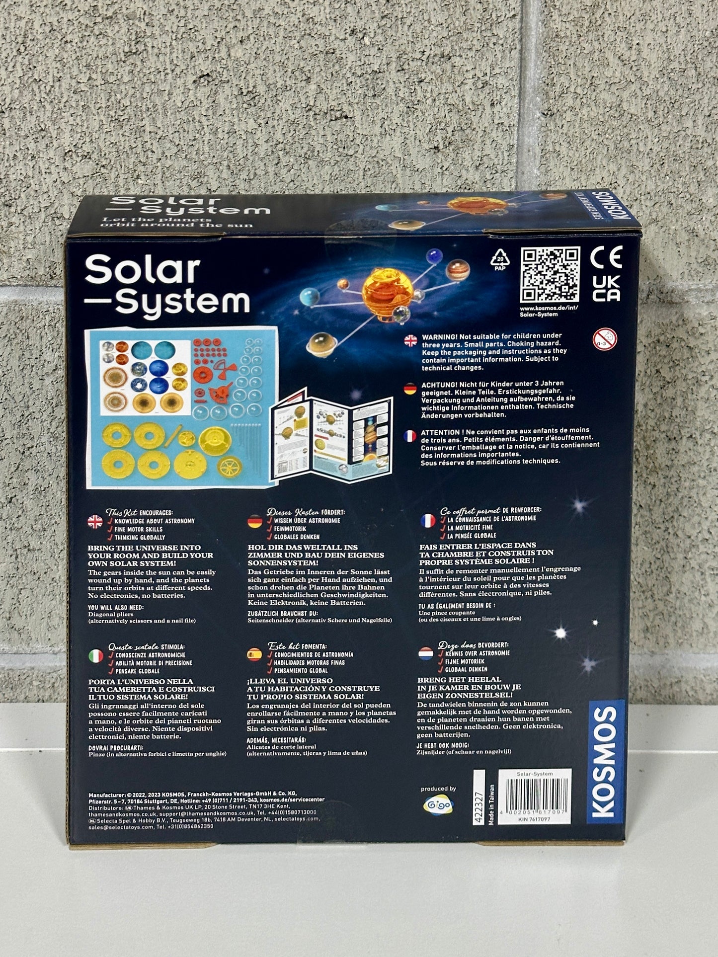 KOSMOS コスモス Solar System ソーラーシステム 知育玩具 天体模型 ドイツ直輸入 617097