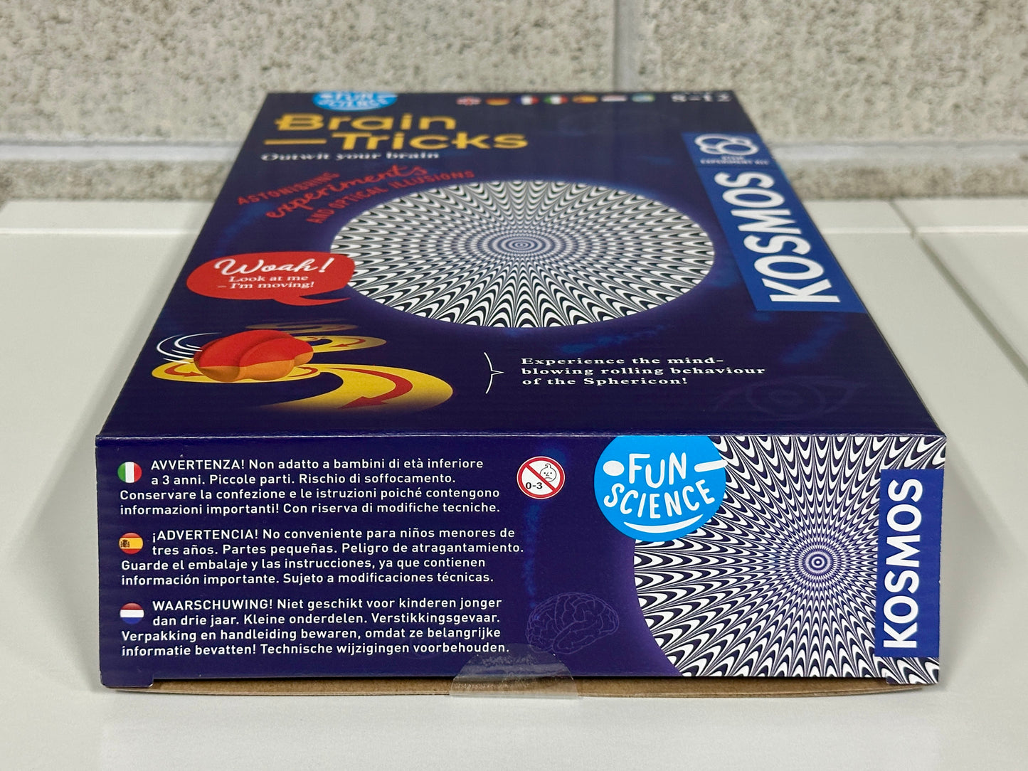 KOSMOS コスモス Fun Science Brain Tricks サイエンスブレイントリック KOSMOS実験キット ドイツ直輸入品 617530