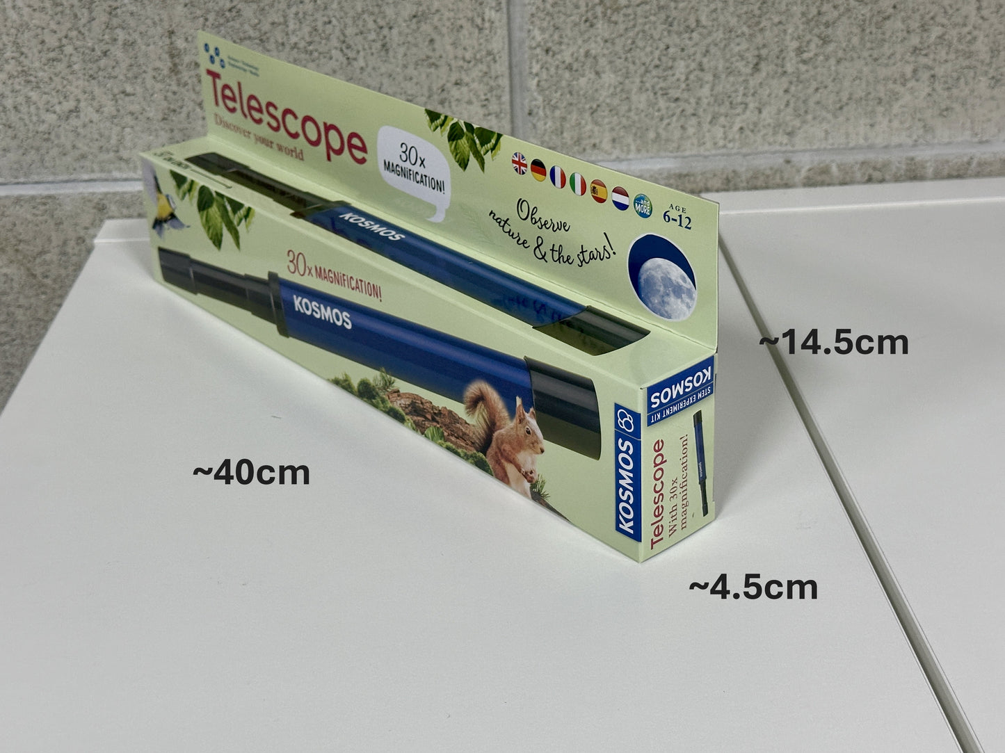 KOSMOS コスモス Telescope テレスコープ キッズ向け望遠鏡 玩具 ドイツ直輸入 617585
