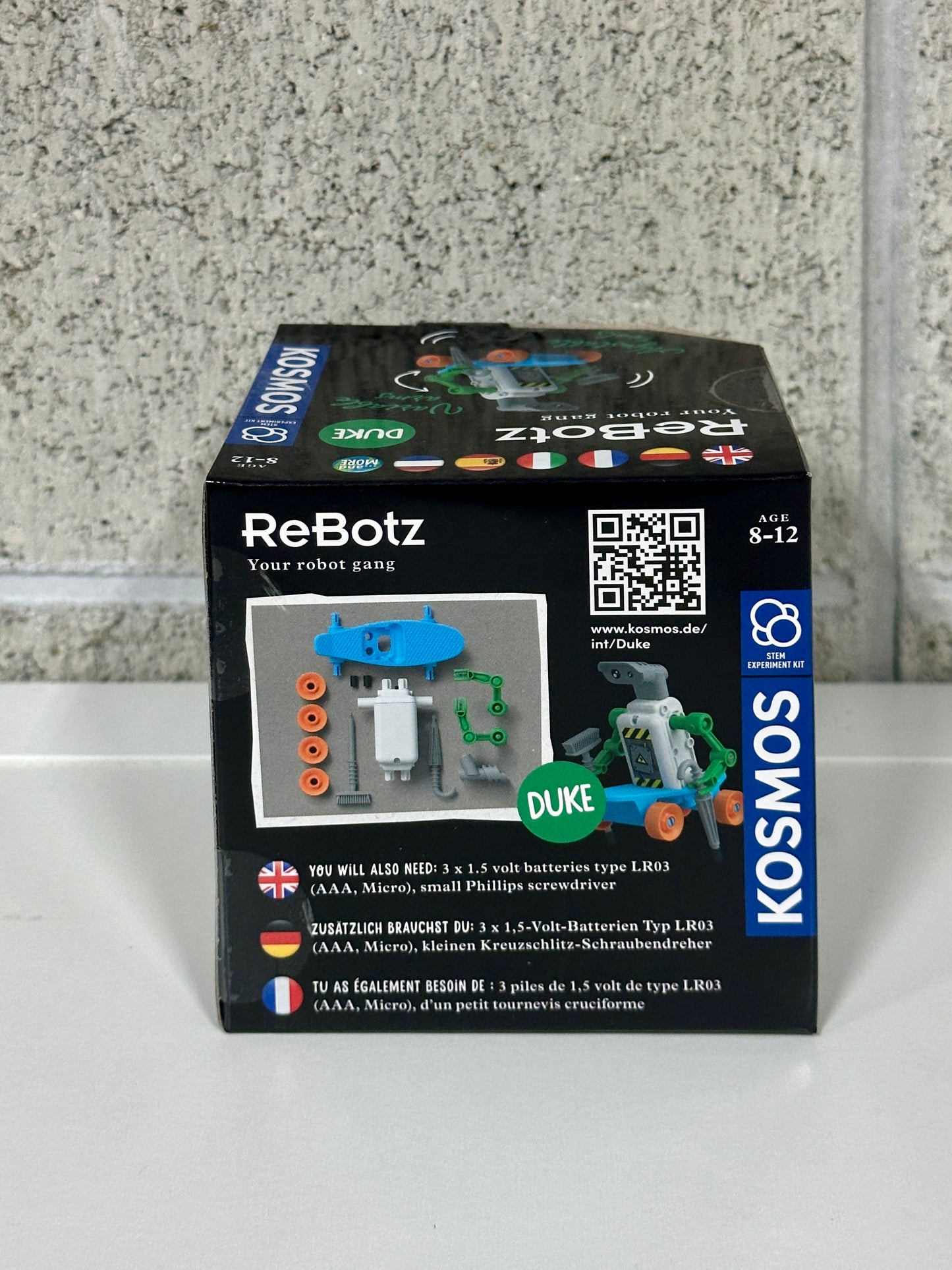 KOSMOS コスモス ReBotz - Duke デューク KOSMOS実験キット ロボット ドイツ直輸入品 617066