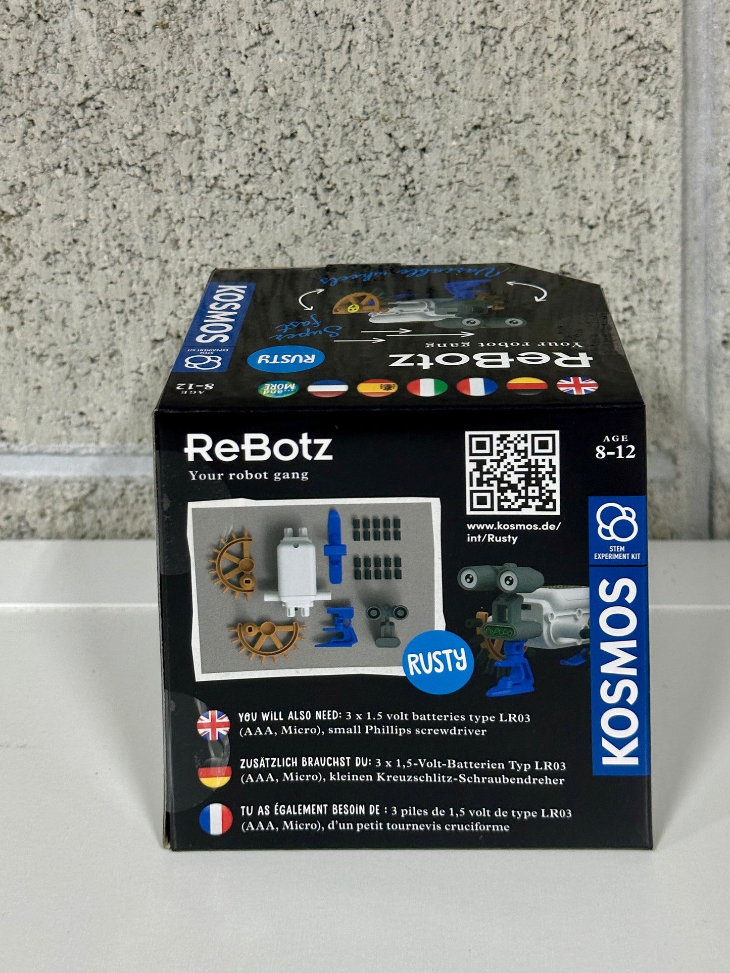 KOSMOS コスモス ReBotz - Rusty ラスティ KOSMOS実験キット ロボット ドイツ直輸入品 617059