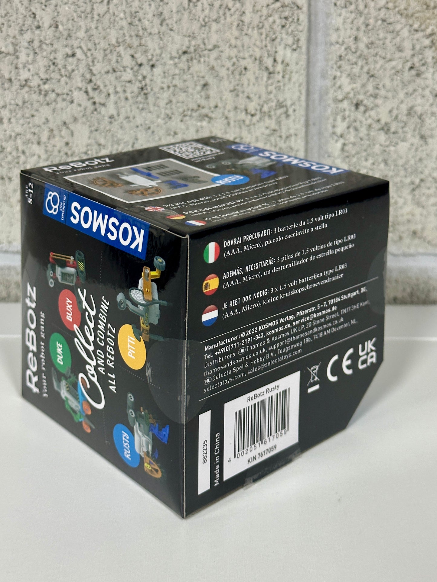 KOSMOS コスモス ReBotz - Rusty ラスティ KOSMOS実験キット ロボット ドイツ直輸入品 617059