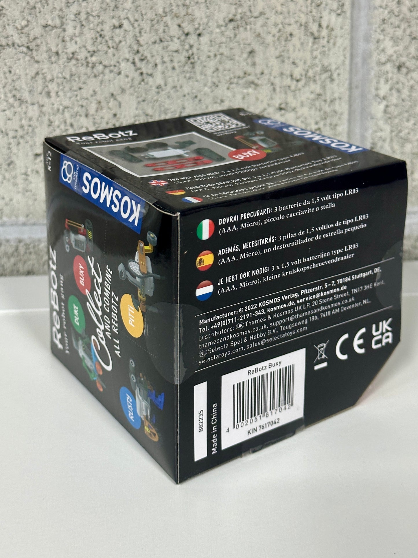KOSMOS コスモス ReBotz - Buxy バクシー KOSMOS実験キット ロボット ドイツ直輸入品 617042