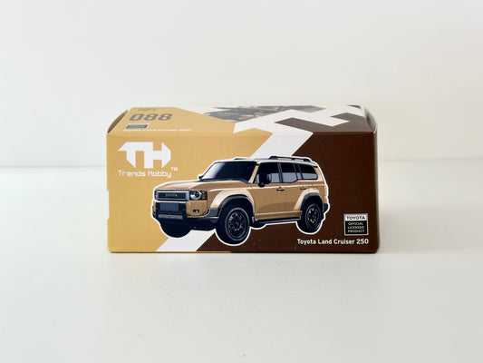 Trends Hobby トレンドホビー Diecast 1/64 Toyota Land Cruiser 250 トヨタ ランドクルーザー 241079(A) サンドカラー