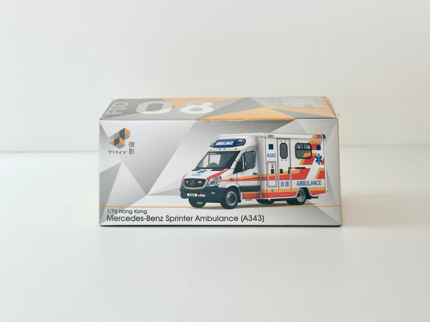 Tiny 微影 1/76 Tiny City Mercedes Benz Sprinter Ambulance ATC66379 メルセデスベンツ スプリンター 救急車 (A343) ダイキャストミニカー