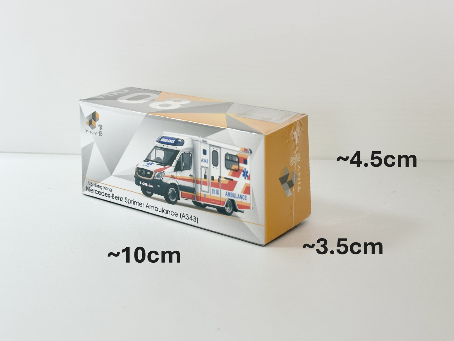 Tiny 微影 1/76 Tiny City Mercedes Benz Sprinter Ambulance ATC66379 メルセデスベンツ スプリンター 救急車 (A343) ダイキャストミニカー
