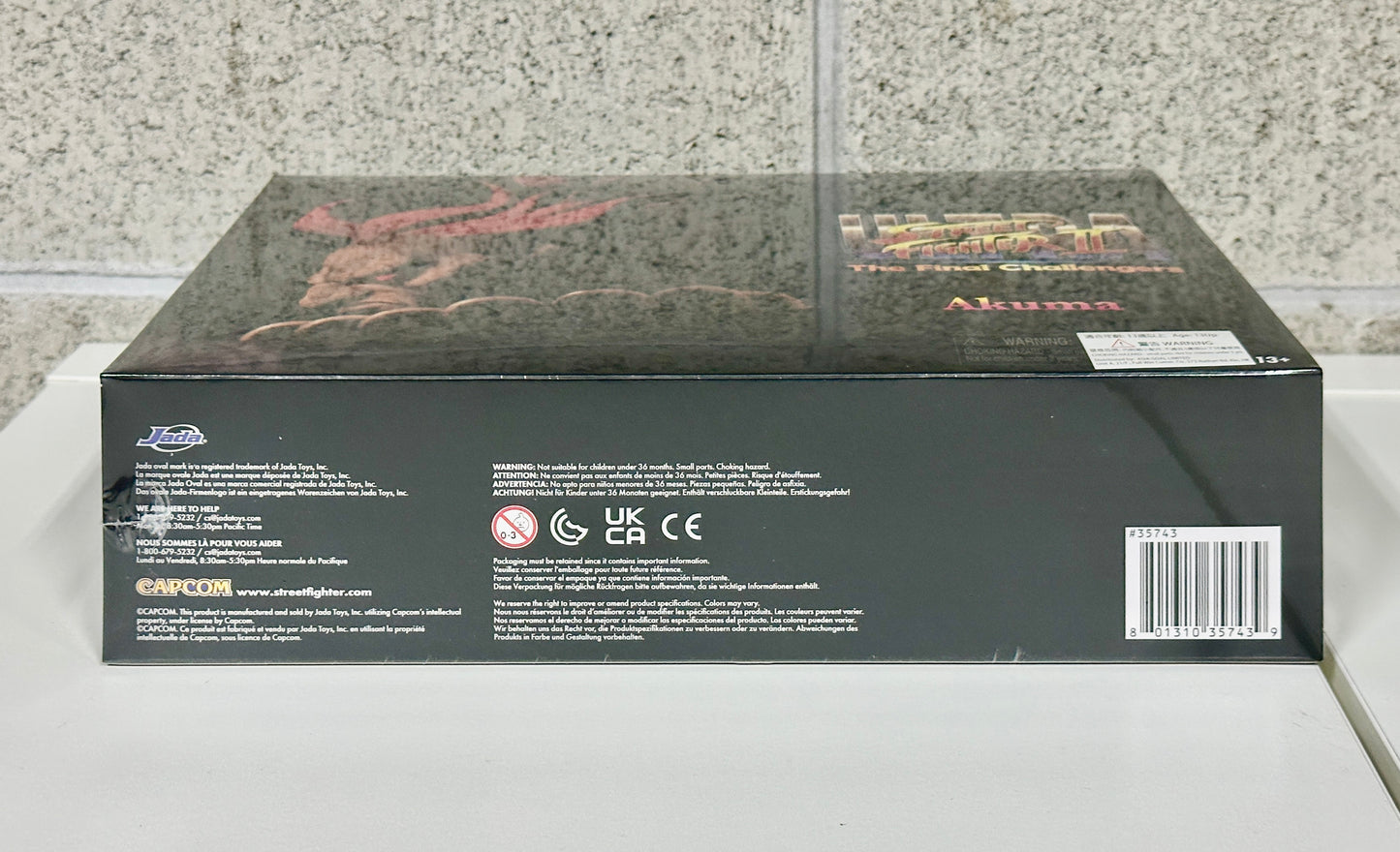 JADA TOYS Street Fighter ストリートファイター Akuma Deluxe Player2（豪鬼 デラックスバージョン 2Pカラー）1/12 アクションフィギュア JD35743