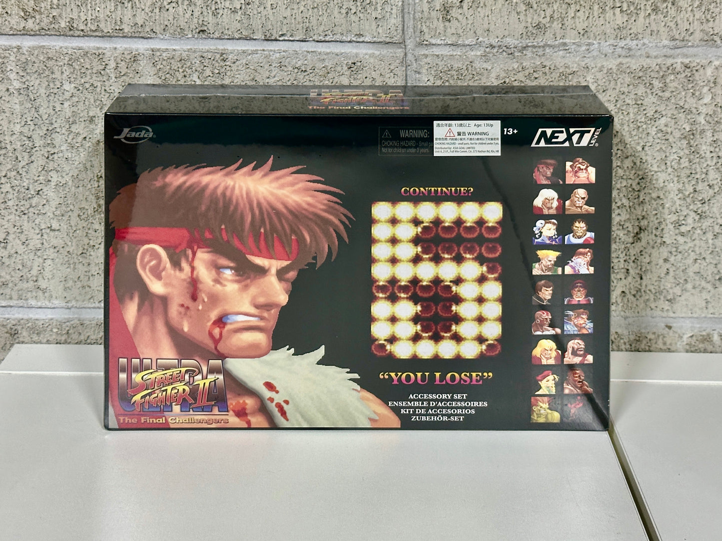 JADA TOYS Street Fighter ストリートファイター 『YOU LOSE』 アクセサリーセット 1/12 アクションフィギュア JD37444