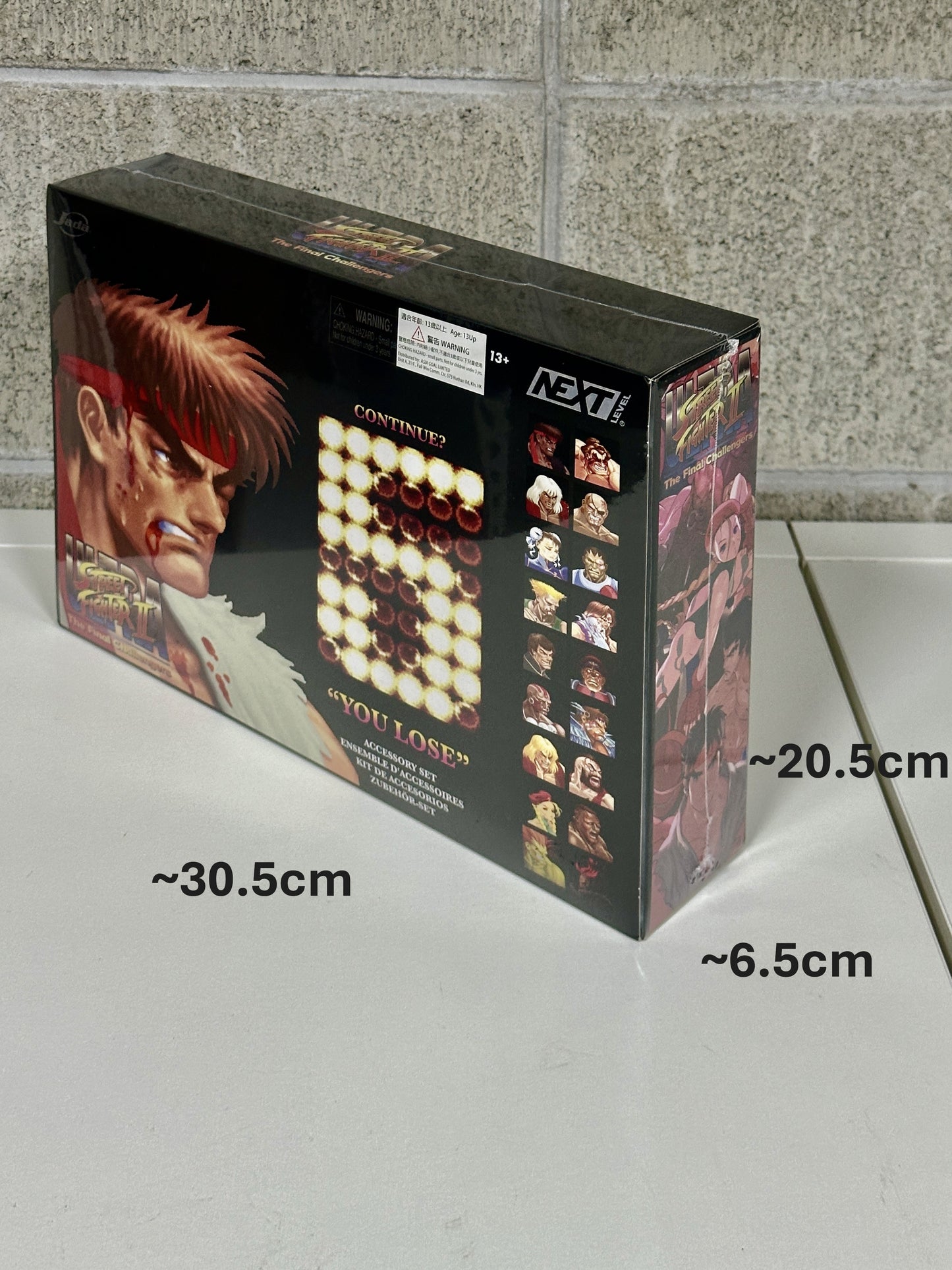 JADA TOYS Street Fighter ストリートファイター 『YOU LOSE』 アクセサリーセット 1/12 アクションフィギュア JD37444