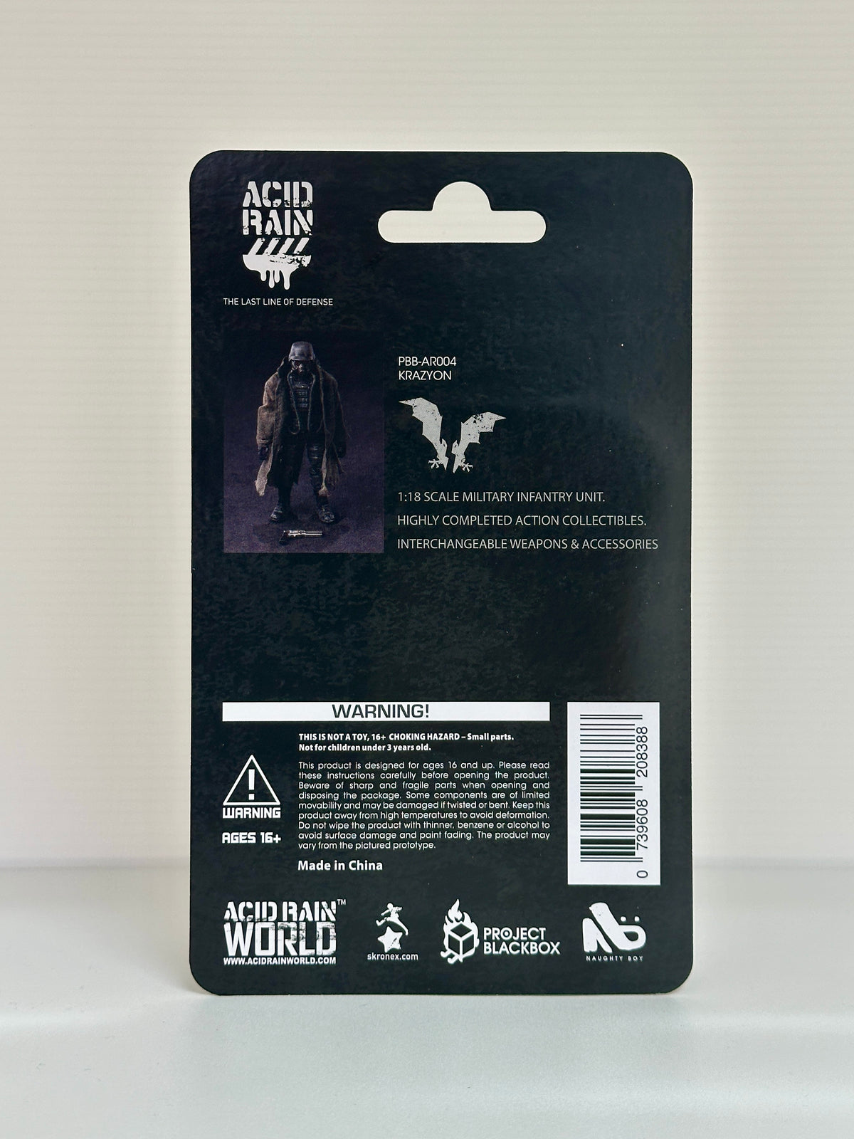 ACID RAIN WORLD 《酸雨戦争》 アシッドレインワールド PBB-AR004 KRAZYON The last line of Defense 1:18 アクションフィギュア 【Project Black Box】