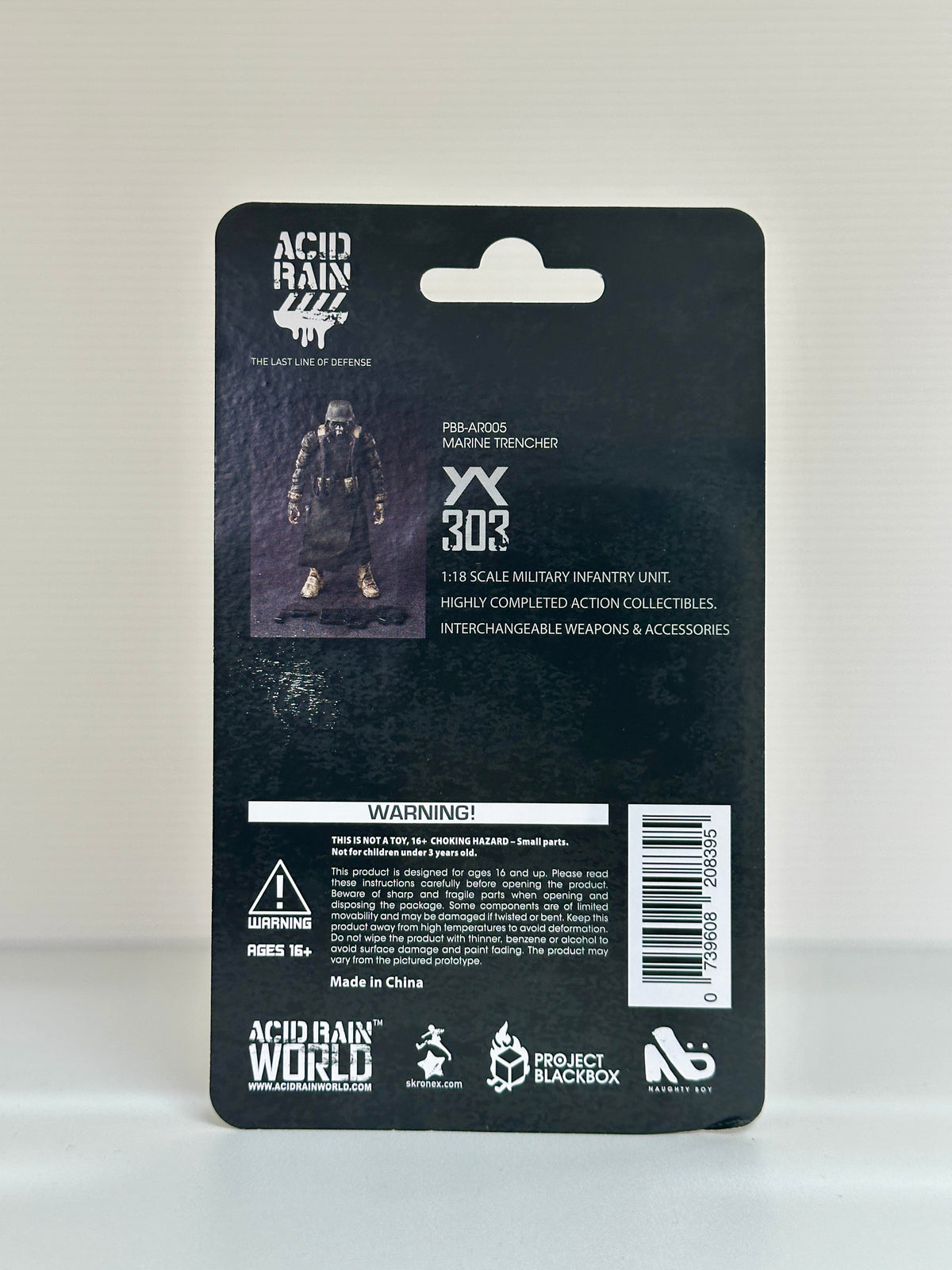 ACID RAIN WORLD 《酸雨戦争》 アシッドレインワールド PBB-AR005 Marine Trencher The last line of Defense 1:18 アクションフィギュア [Project Black Box]