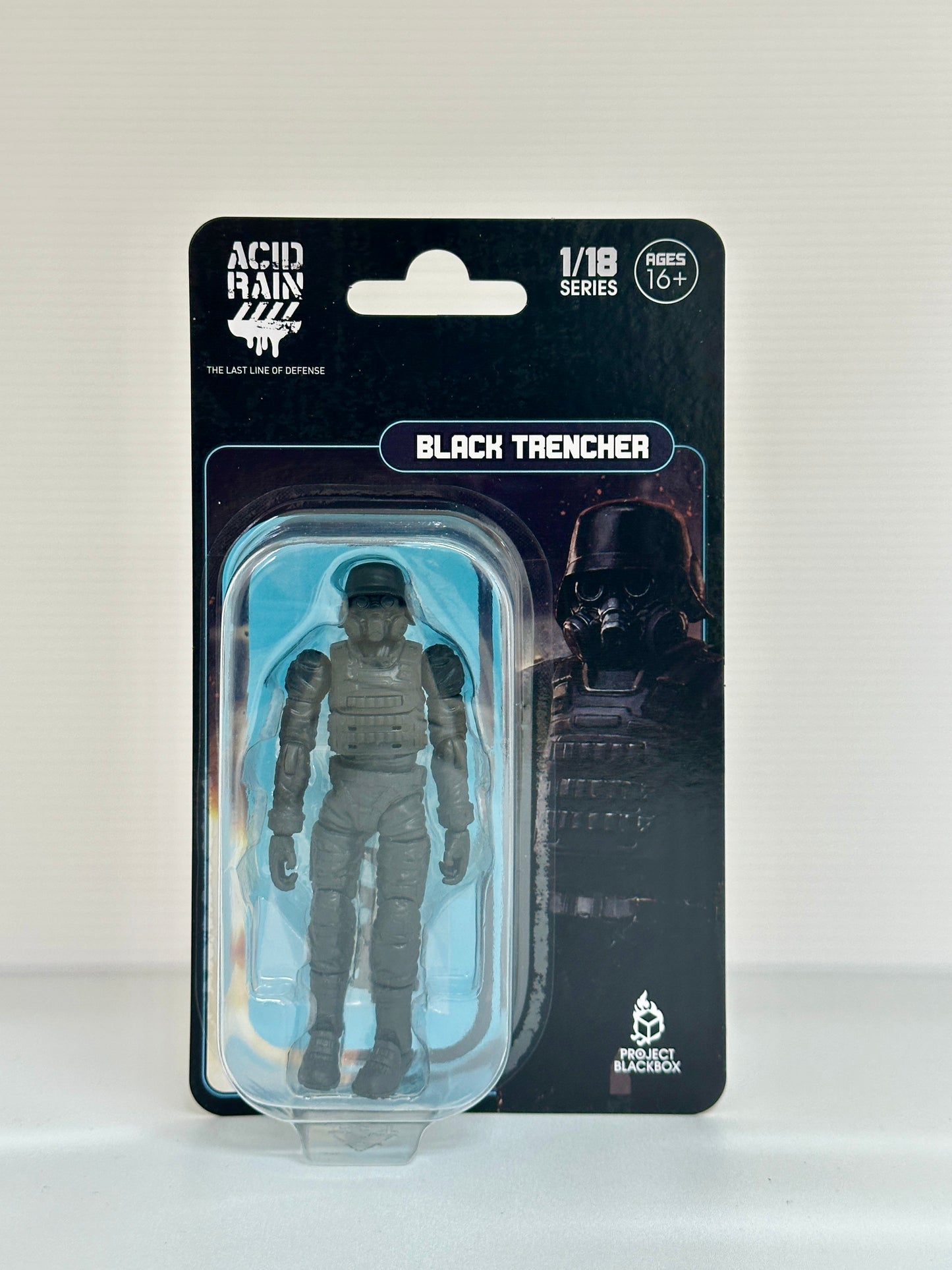 ACID RAIN WORLD 《酸雨戦争》 アシッドレインワールドPBB-AR006 Black Trencher The last line of Defense 1:18 アクションフィギュア 【Project Black Box】