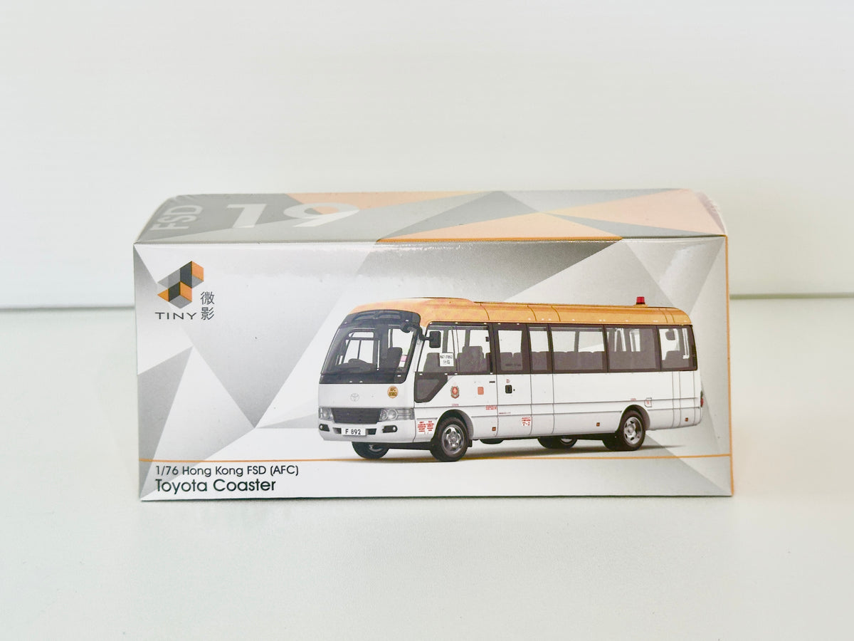 Tiny 微影 1/76 TinyCity TOYOTA Coaster B59 HKFSD(F892) トヨタ コースター 香港消防処 ATC66244 ダイキャストミニカー