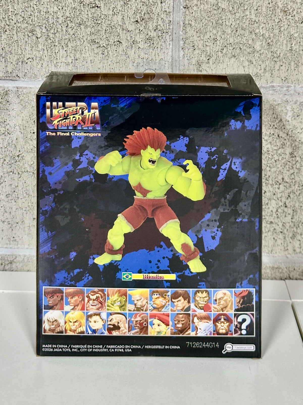 JADA TOYS Street Fighter ストリートファイター Blanka ブランカ（Glow in the Dark / 蓄光）1/12 アクションフィギュア JD36976