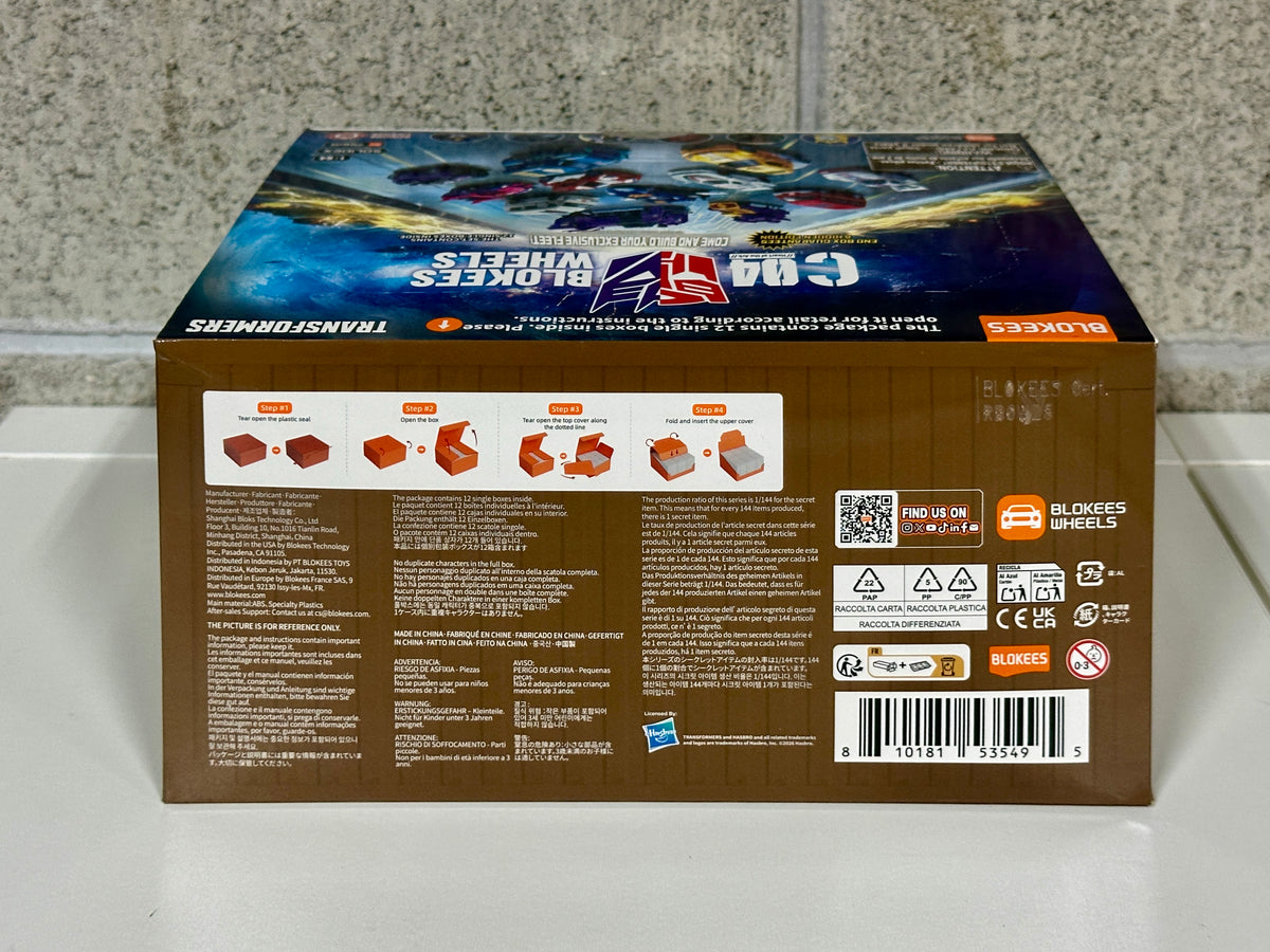 Blokees Wheels Transformers C04 Heart of the Ark ブロッキーズホイール トランスフォーマー ブラインド 1BOX/12個入り 新品未開封