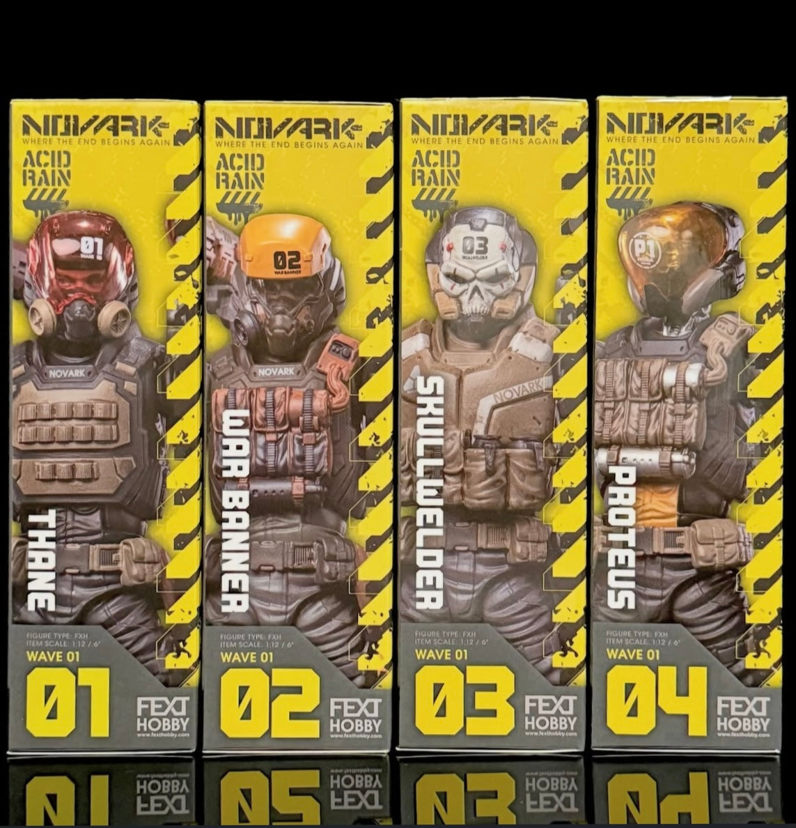 Acid Rain FXH-AR-001 002 003 004 1:12 アシドレイン 4点セット