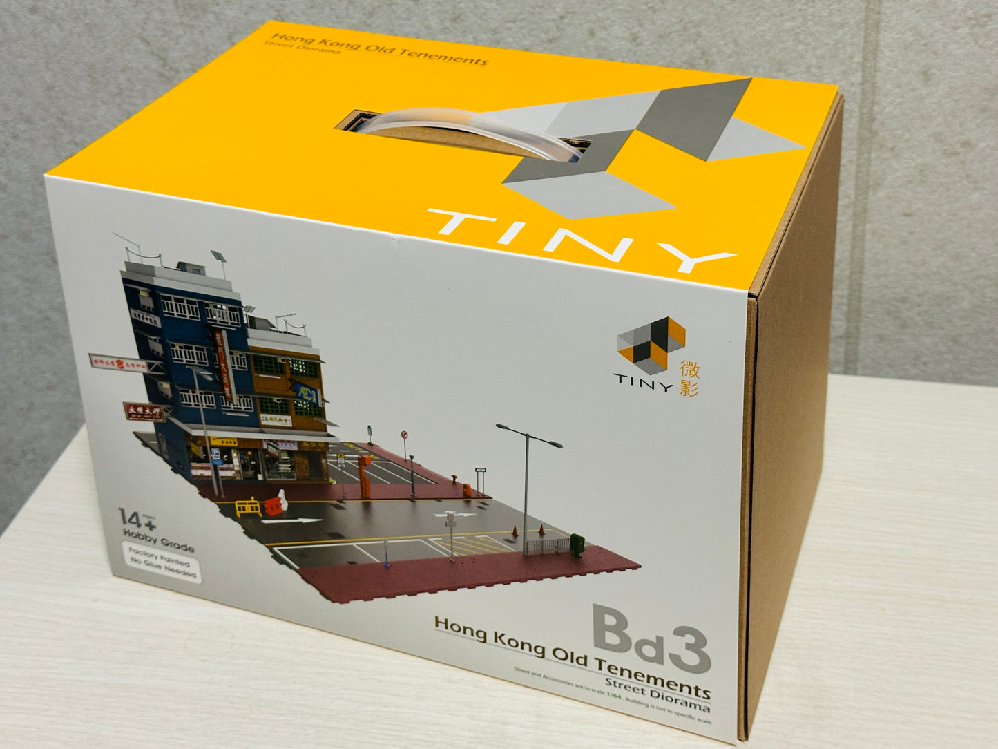 Tiny City Bd3 Hong Kong Old Tenements Street Diorama タイニーシティBd3 香港オールド・テネメント・ストリートジオラマ