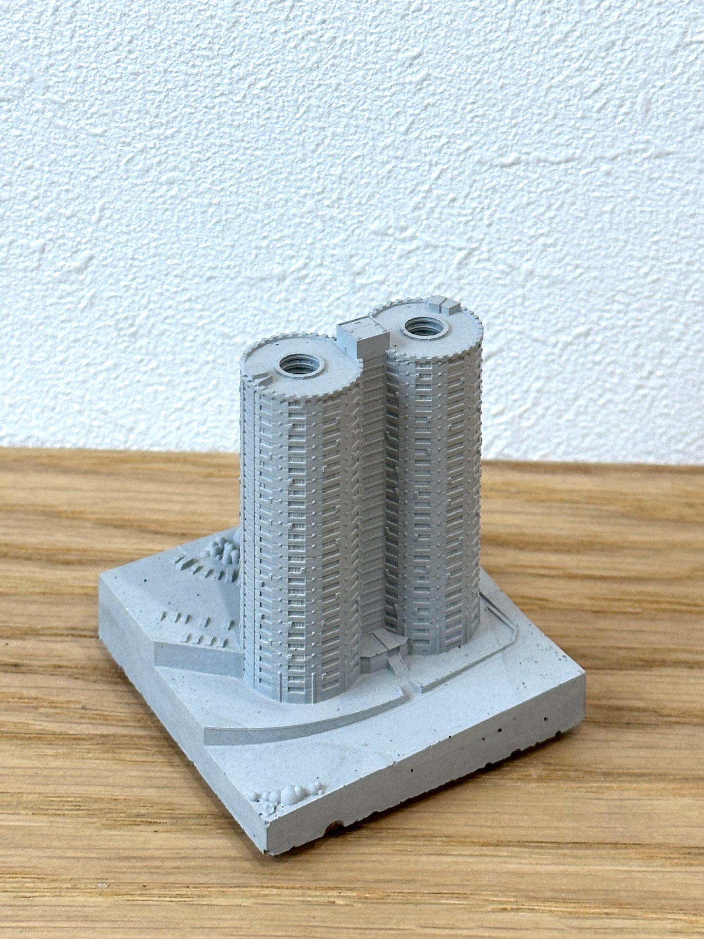 むさじじ 手作りセメント ジオラマ 香港の団地 勵德邨 香港建物模型 香港製