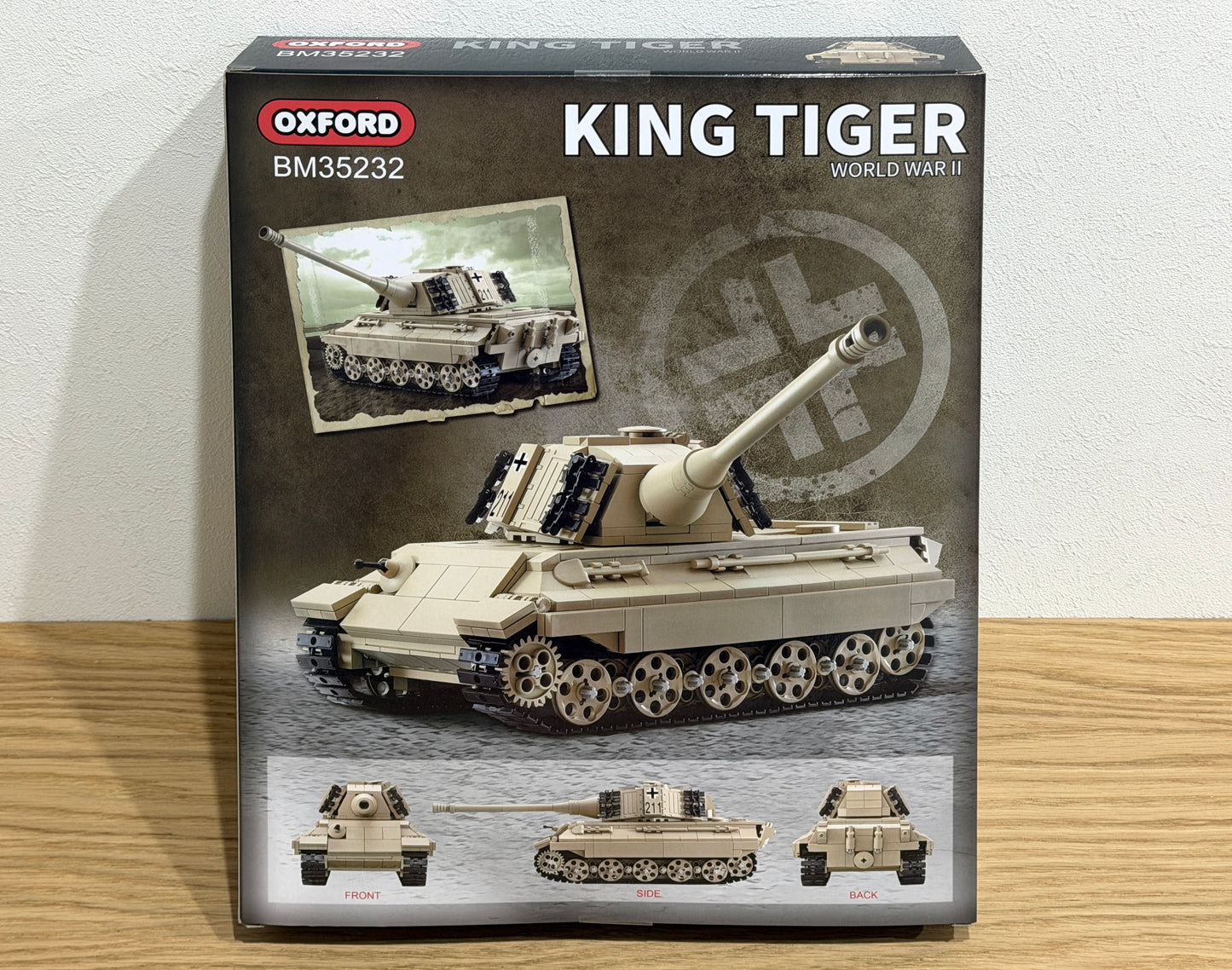 Oxford オックスフォード ブリックマニア ドイツ軍 キング・タイガー 戦車 Brick mania GERMAN KING TIGER Tank BM35232 ミリタリーブロック玩具