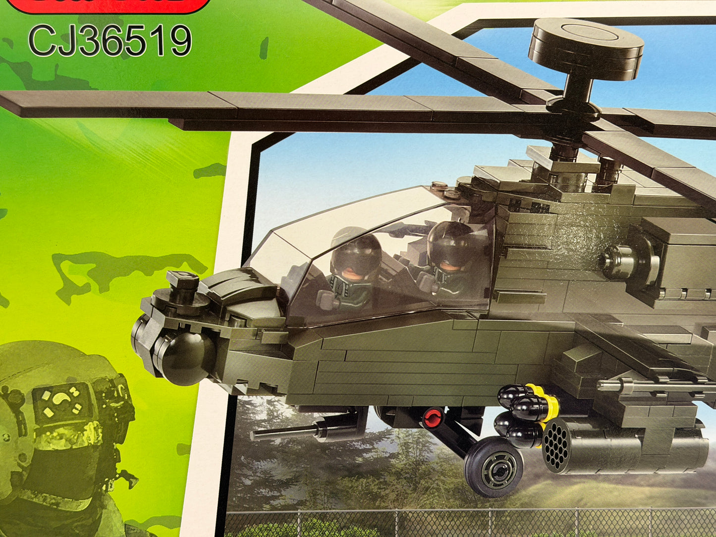 Oxford オックスフォード コブラ 戦闘チーム アパッチアタックヘリコプター 空軍 Cobra Fighter Group Apache Attack Helicopter Air Force CJ36519ミリタリー ブロック玩具