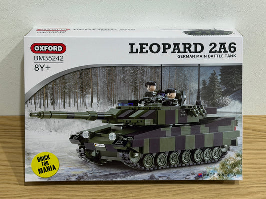 Oxford オックスフォード ブリックマニア レオパルト2A6 戦車 Brick mania Leopard Tank BM35242 ミリタリーブロック玩具