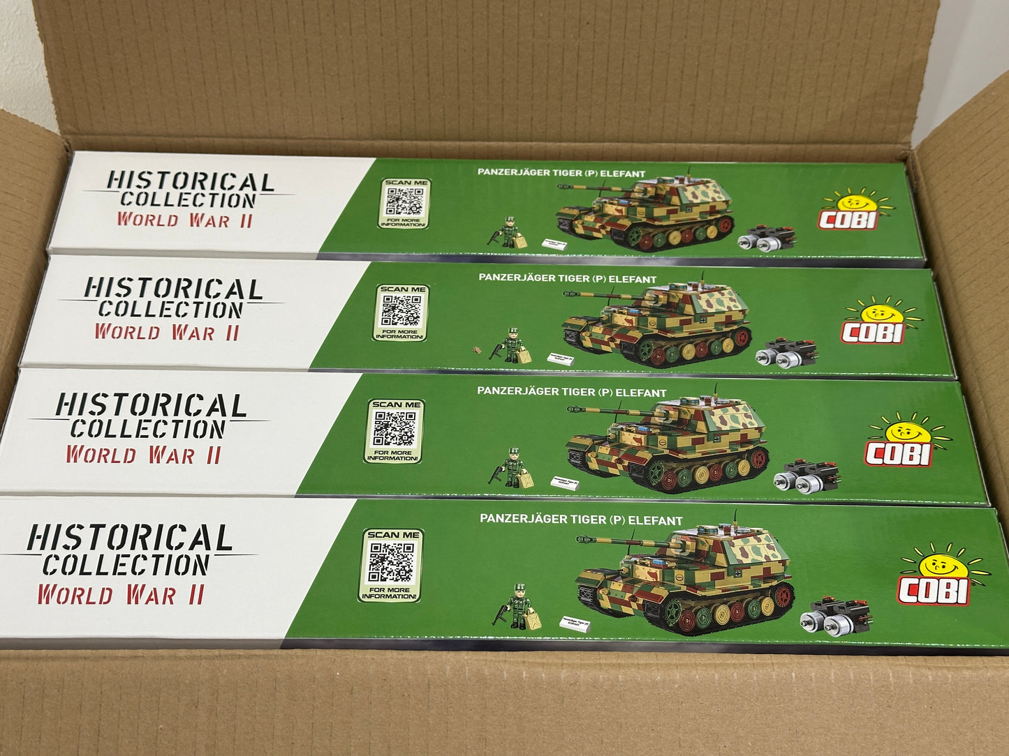 コビー COBI 2582 Panzerjager tiger elefant 重駆逐戦車 1/28 WWII