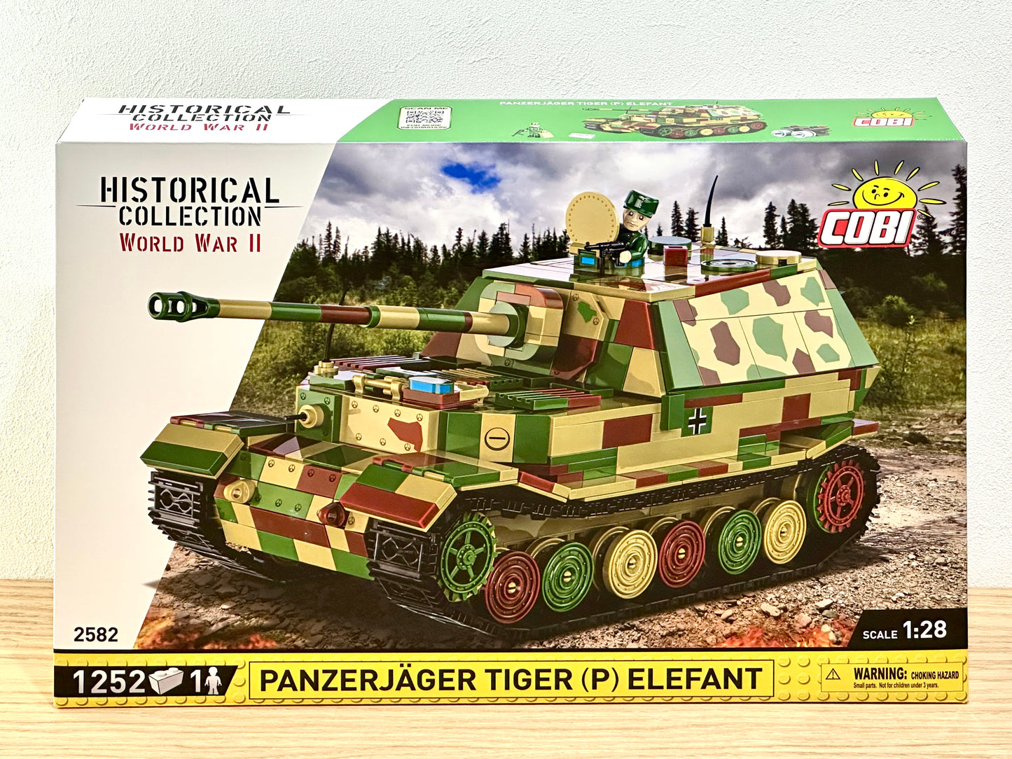 コビー COBI 2582 Panzerjager tiger elefant 重駆逐戦車 1/28 WWII
