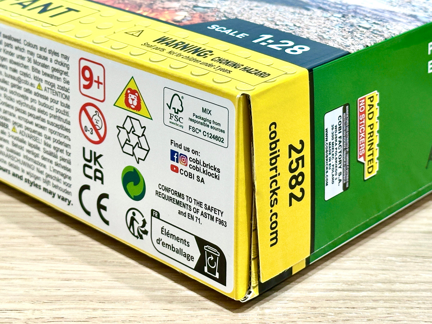 コビー COBI 2582 Panzerjager tiger elefant 重駆逐戦車 1/28 WWII