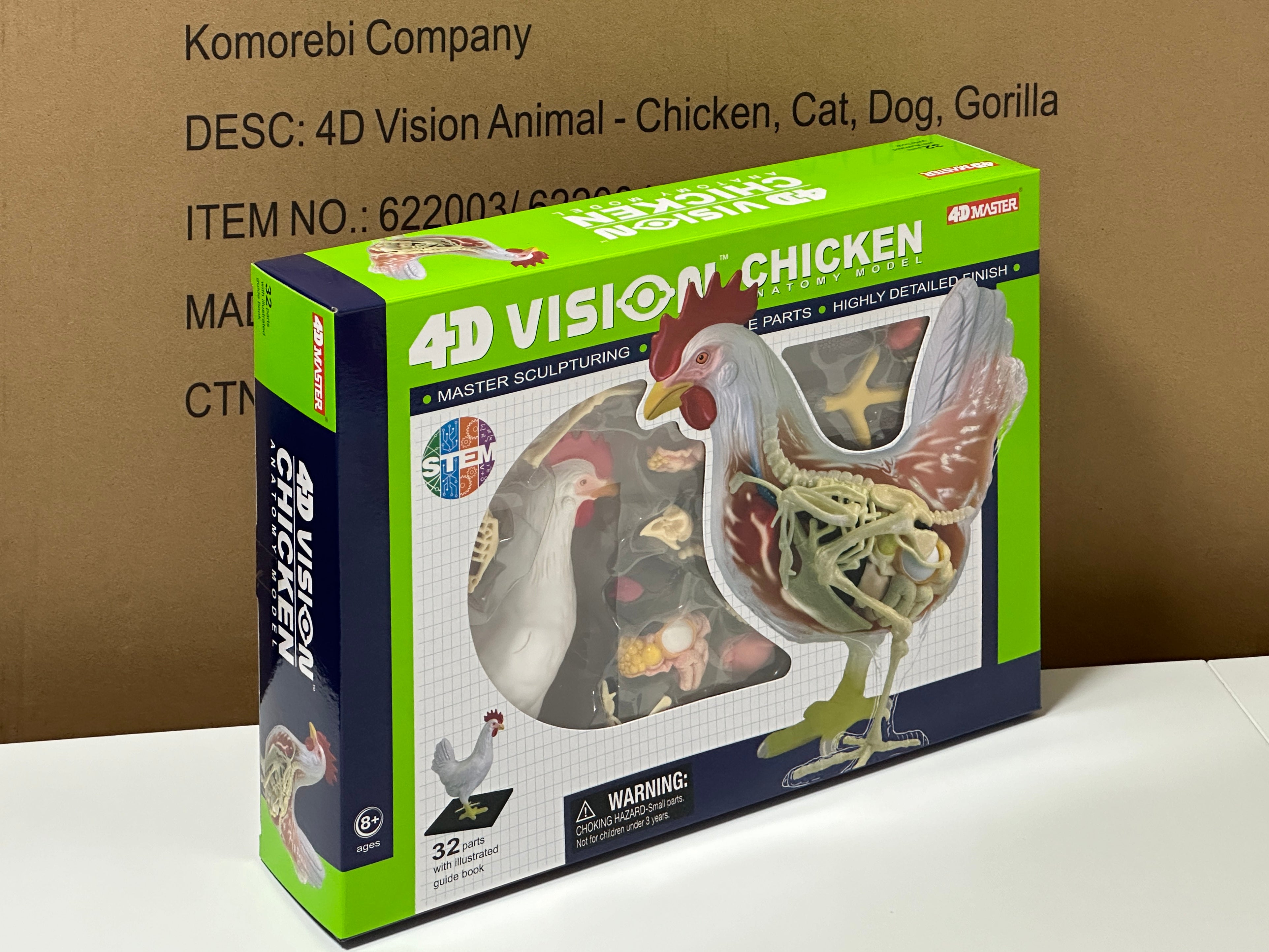 4D Master 622003 Chicken 鶏 解剖モデル – 木漏れ日 Komorebi