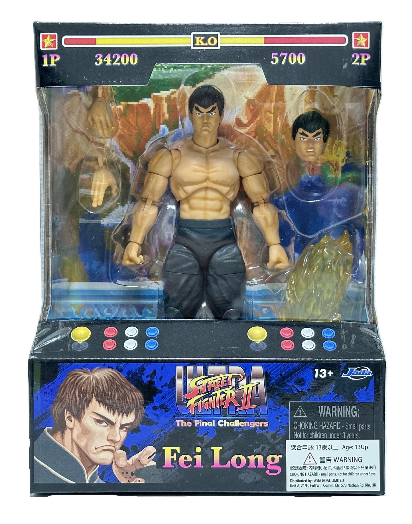 Jada Street Fighters JD34217 Fei Long ストリートファイター フェイロン