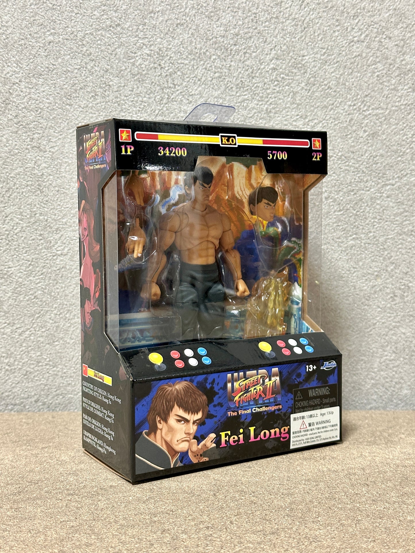 Jada Street Fighters JD34217 Fei Long ストリートファイター フェイロン