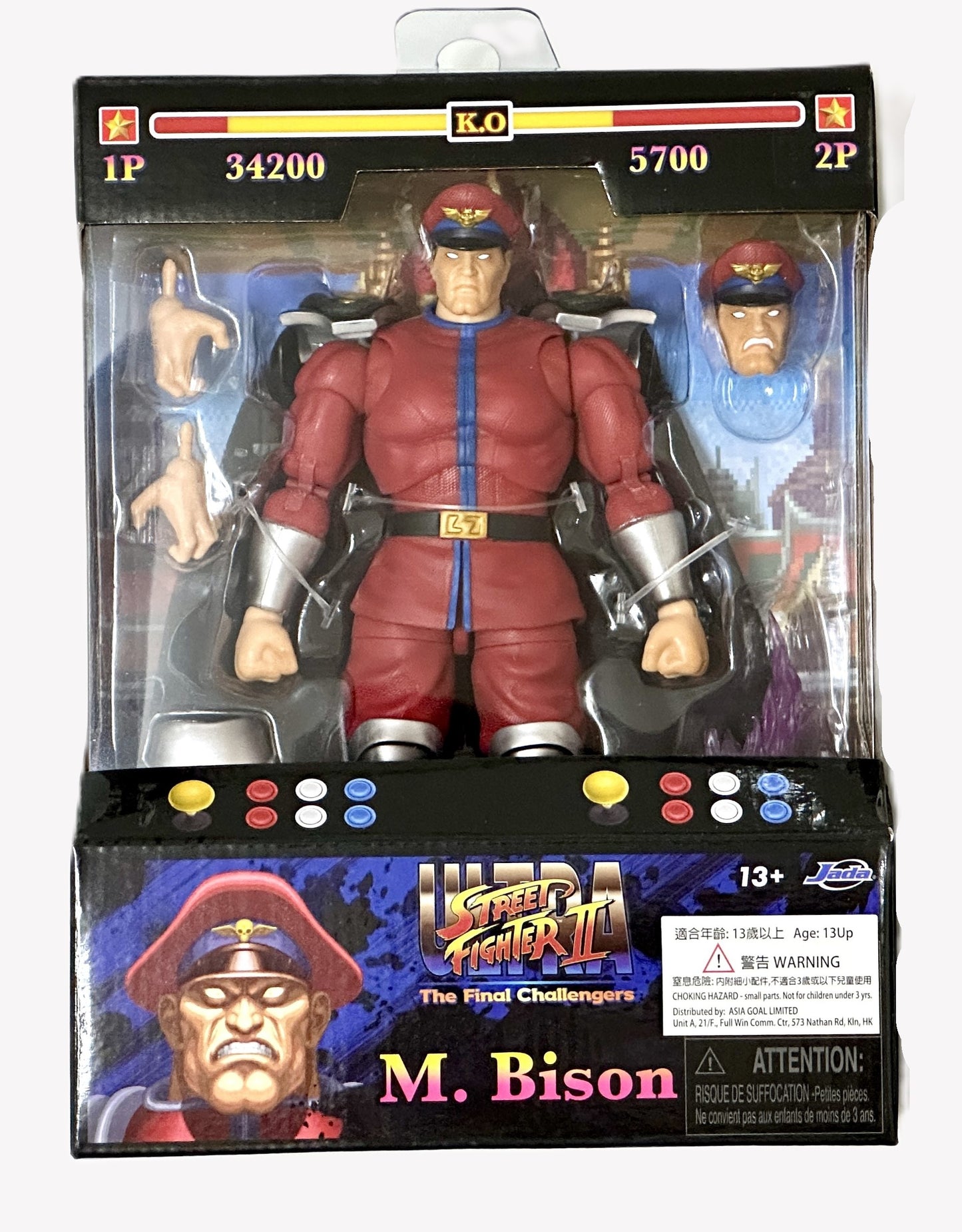 Jada Street Fighters JD34219 M.Bison ストリートファイター ベガ