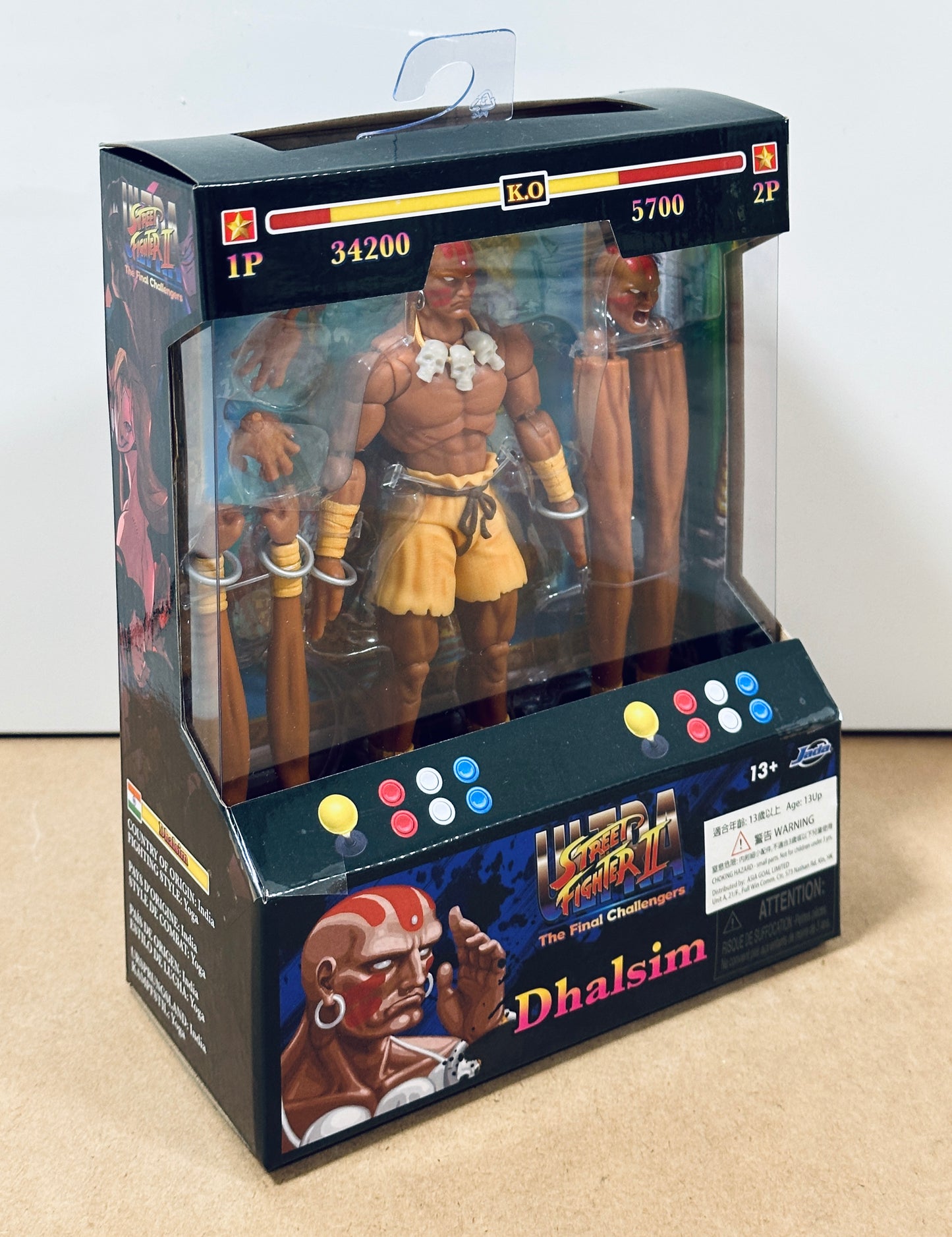 Jada Street Fighters JD34220 Dhalsim ストリートファイター ダルシム