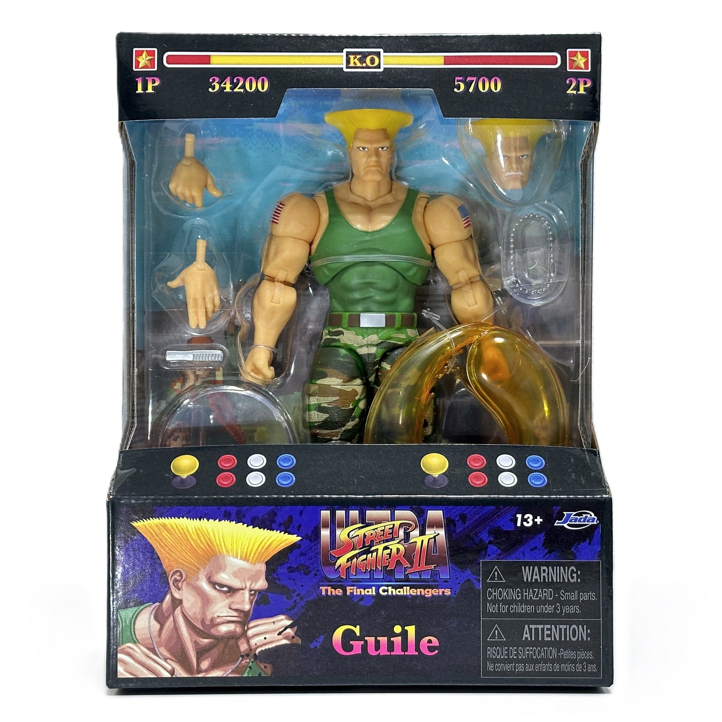 Jada Street Fighters JD34689 Guile ストリートファイタ ガイル