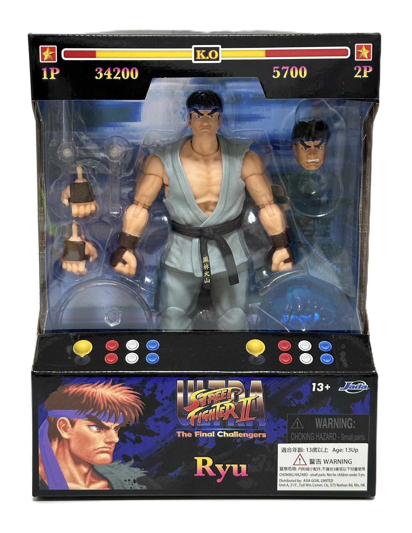 Jada Street Fighters JD35425 RYU ストリートファイター リュウ ( Player 2 color )