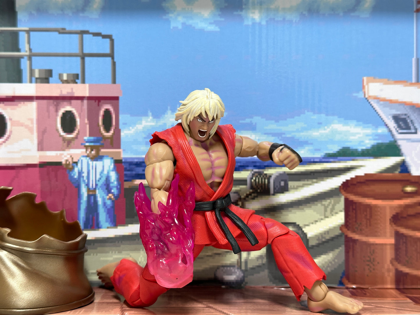 Jada Street Fighters JD35552 Next Level Violent Ken ストリートファイター 次のレベル バイオレントケン